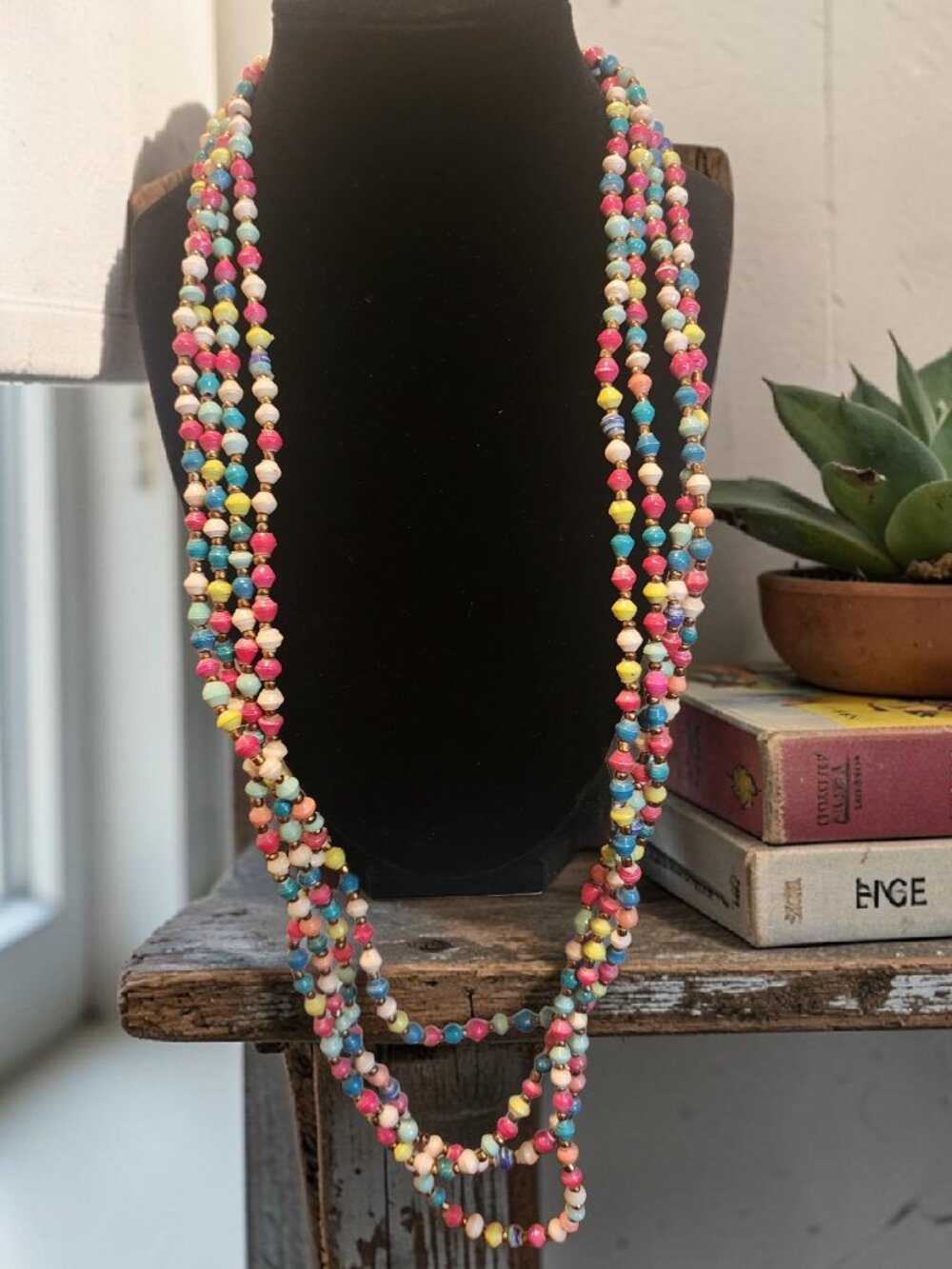 🌈 Teng Yue Multi-Strand Beaded Necklace